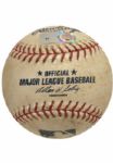 Twins at Yankees 4-19-2012 Game Used Baseball (MLB Auth) (Steiner Sports COA)